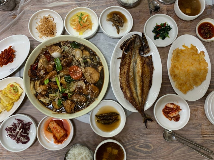 중식[안동찜닭+안동간고등어 정식]