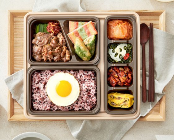 석식[열차 내 도시락 제공]
